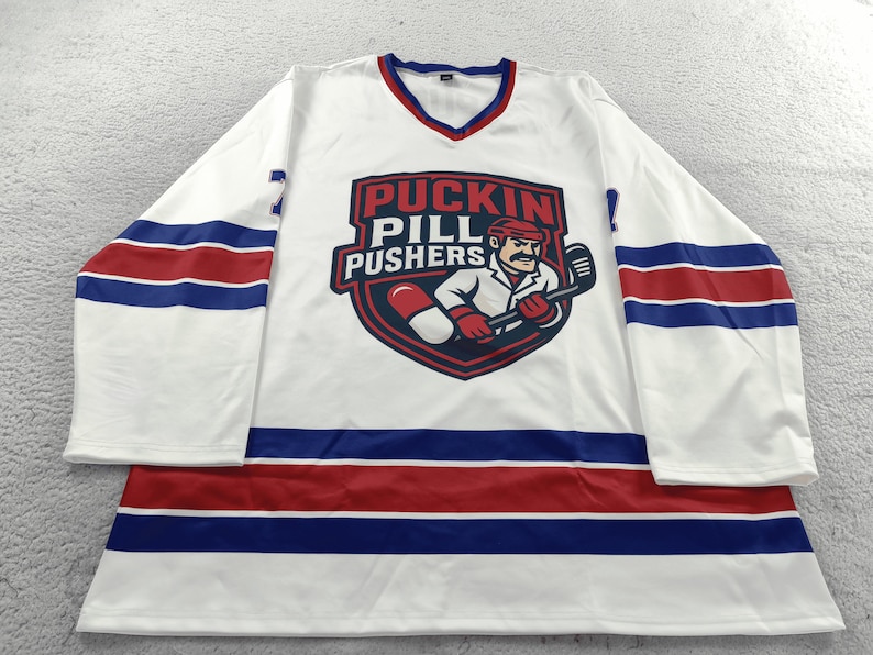 Personalized Ice Hockey Jersey for Men Women Youth Fan, Custom Ice Hockey Uniform, Sports Hockey Long Sleeve Hockey Gifts for men image 8