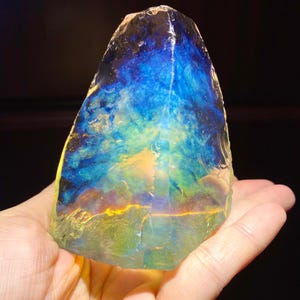 Scarlet Shift + Alexandrite Blue + Milky White Andara| Very Rare | Knowledge, Divinity, Balance, Clarity | 430g (5) - Etsy