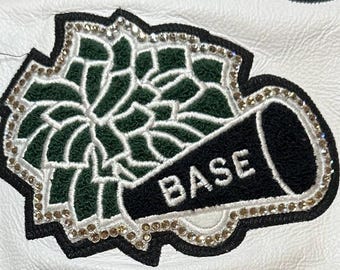 Kit de inicio con lentejuelas para chaqueta Letterman, diamantes de imitación, pegamento bohemio, lápiz y parches.