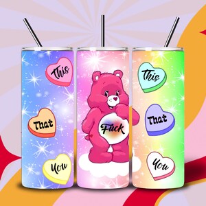 swear bears 20oz tumbler