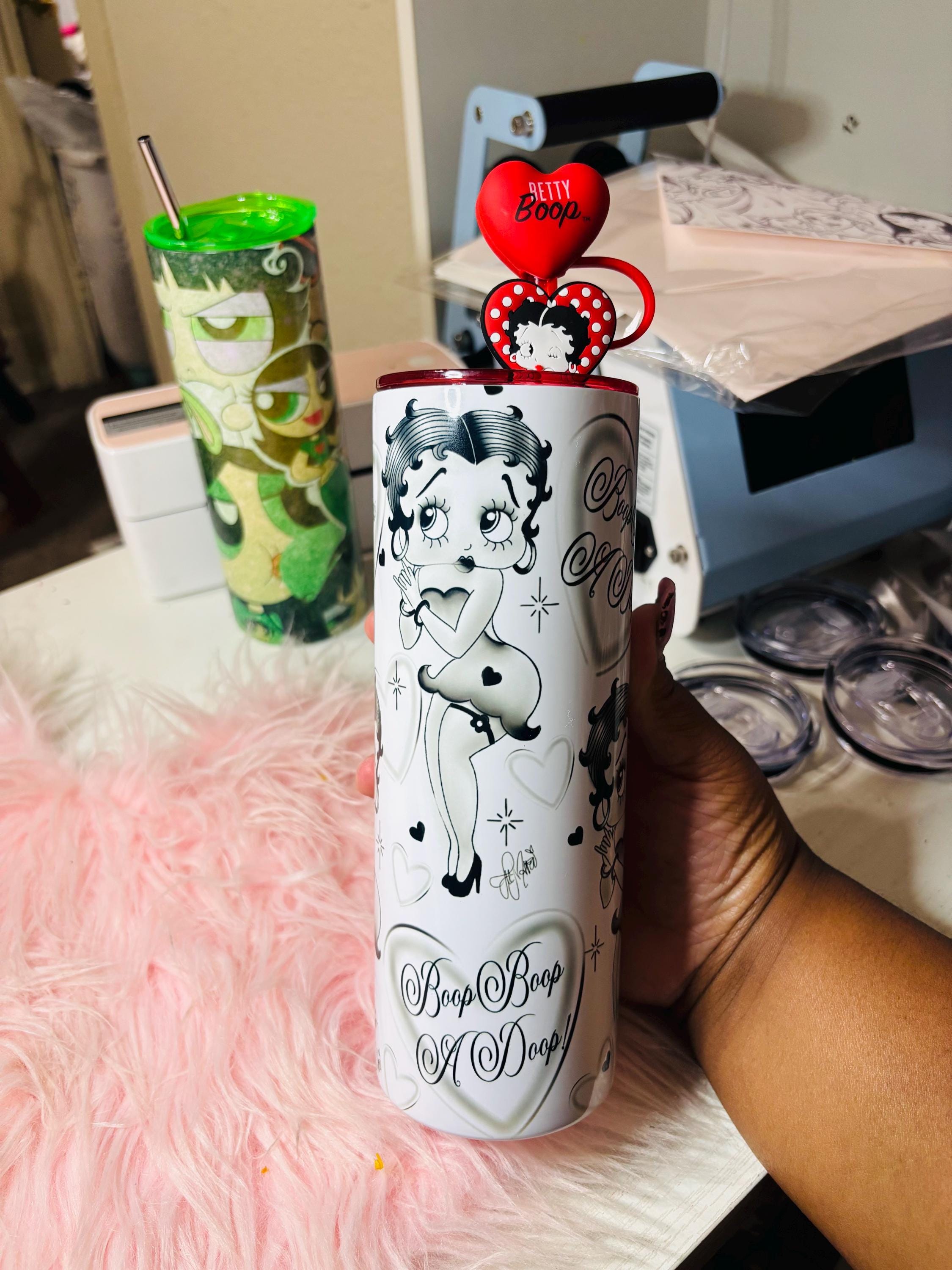 sketch Betty 20oz tumbler