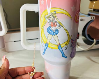 moon girl 40oz tumbler