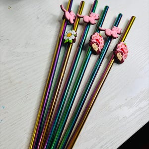 stainless steel strawberry shortcake straws