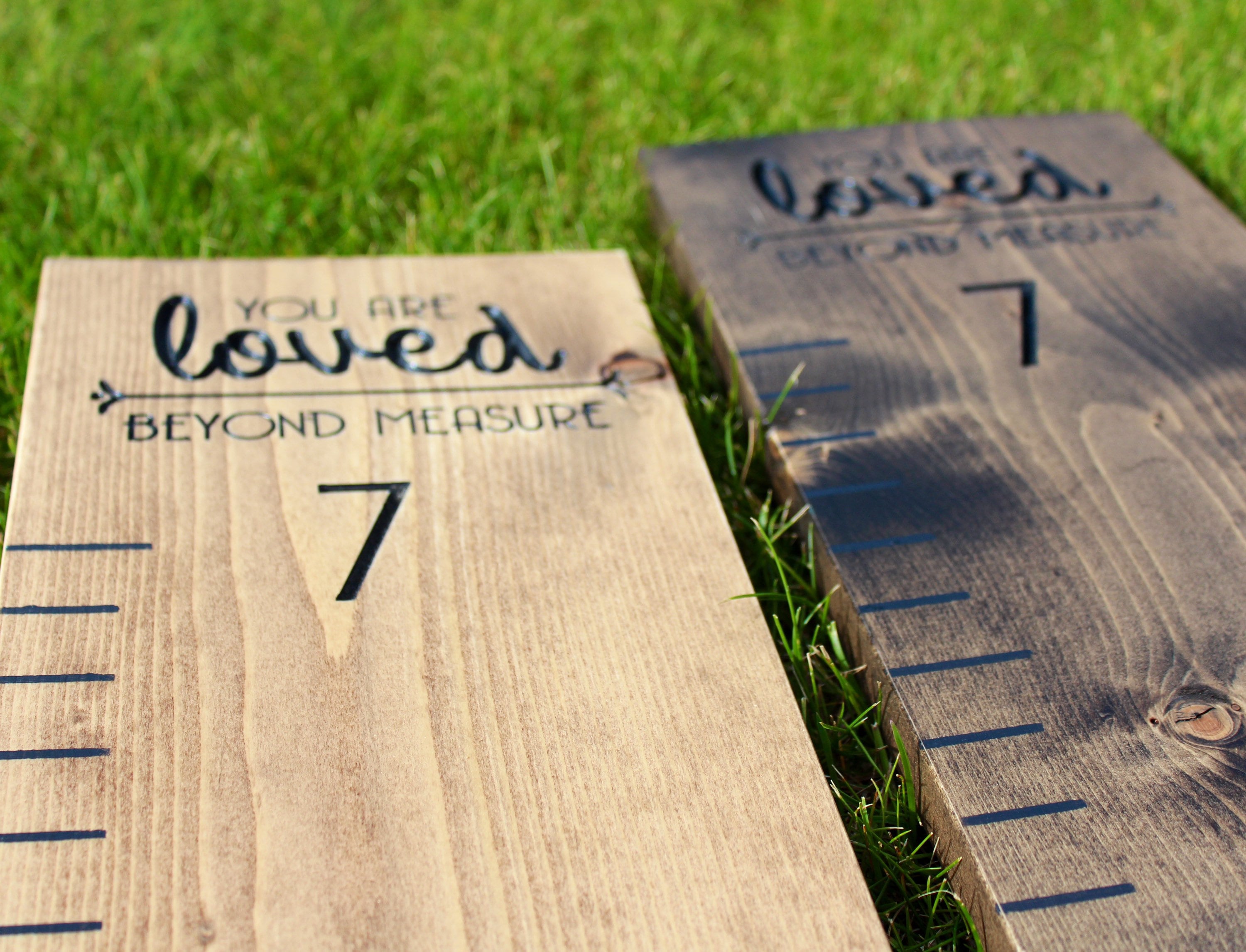 7 feet Growth Chart Engraved Growth Chart Height Chart Etsy