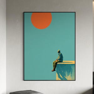 Schwarze Kunst, Afrocentric Black Boy Digital Art, Abstrakte schwarze Kunst, Urbane Wandkunst, Schwarze Frau Kunstwerk, Schwarze Leute Kunst