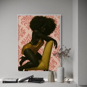 Black Woman Wall Art, Black Wall Art, Black Girl Wall Art, Urban Wall Art, African Wall Art, African American Art, Black Art Prints