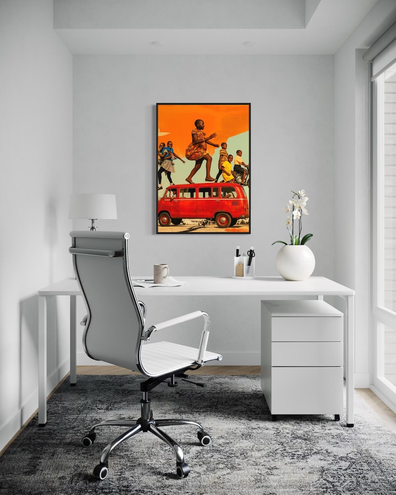 African Wall Art, Afrocentric Decor, Black Art Prints, African American Art, Black Wall Art, African Culture Art, Art for Black People image 6