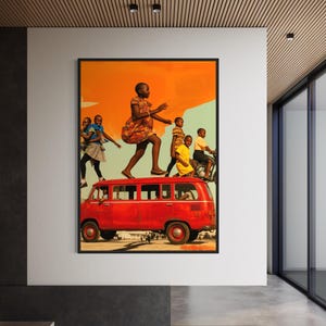 African Wall Art, Afrocentric Decor, Black Art Prints, African American Art, Black Wall Art, African Culture Art, Art for Black People image 1