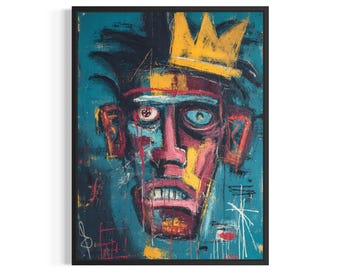 Black Art Prints, Black Man Wall Art, Black Boy Portrait, African American Art, Abstract Black Art, Black People Art, Urban Black Woman Art