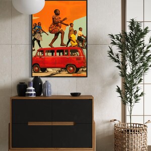 African Wall Art, Afrocentric Decor, Black Art Prints, African American Art, Black Wall Art, African Culture Art, Art for Black People image 7