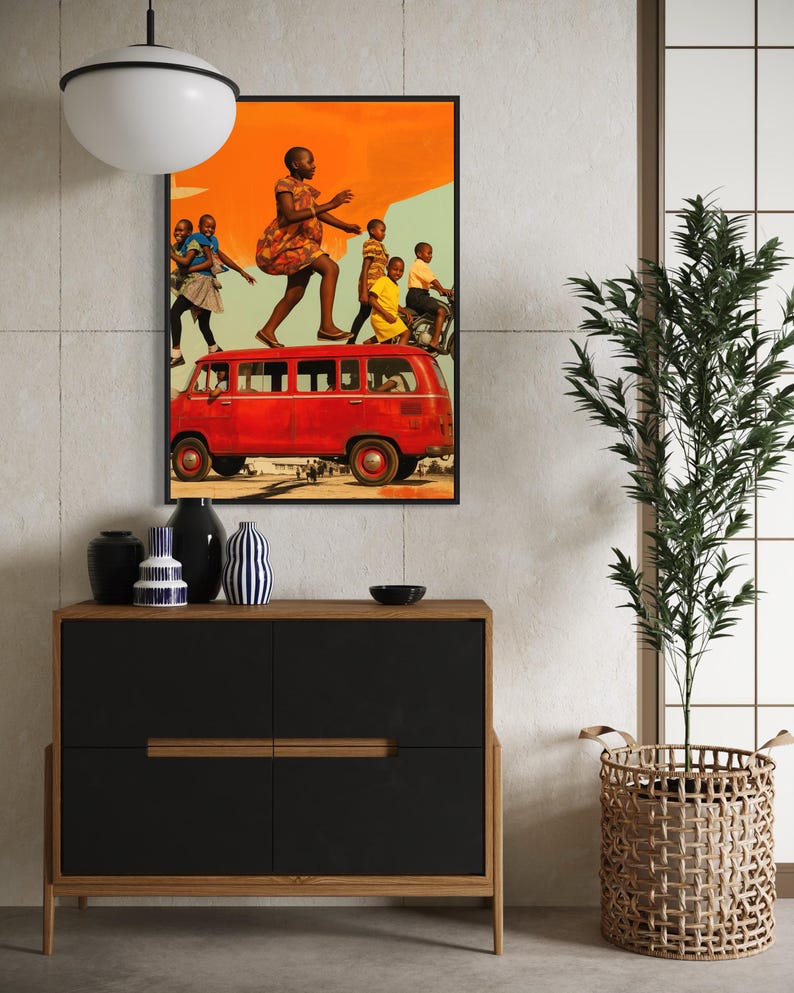 African Wall Art, Afrocentric Decor, Black Art Prints, African American Art, Black Wall Art, African Culture Art, Art for Black People image 7