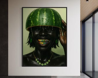 Black Art Prints, Black Woman Art, African American Art, Black Girl Wall Art, Urban Wall Art, Luxury Black Art, Black Woman Wall Art Decor