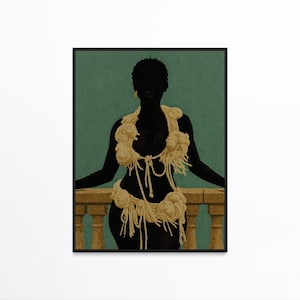 Black Wall Art, African American Art, Black Woman Wall Art, African Wall Art, Urban Wall Art, Digital Black Art, Black Girl Wall Art Prints