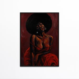 African American Art, Black Art, Black Woman Wall Art, Black Girl Art, African Woman Art, Black Girl Wall Art, Black People Art Print