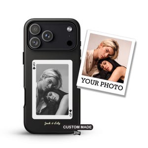 Custom Photo Card Photo Phone Case, Personalized Ace Card Design, Custom Photo Poker Card, iPhone 17 Pro Max - Samsung S25 - Google Pixel 9