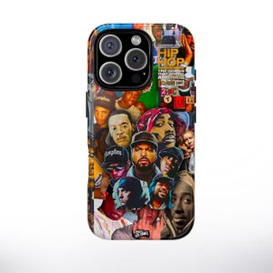 Legends of Rap Phone Case, Hip Hop Icons Design, Durable Protective Cover for iPhone & Samsung, Classic Rapper Art Case, Music Lover Gift
