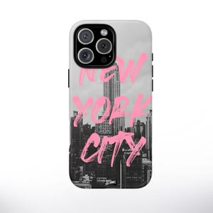 New York City Phone Case - NYC Skyline iPhone 16 15 Pro Max Cover, Samsung Galaxy S23 S22 Case, Urban Street Style, Big Apple Aesthetic Gift