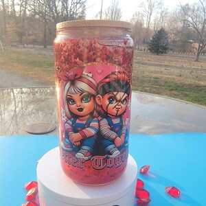 Chucky Snow globe tumbler