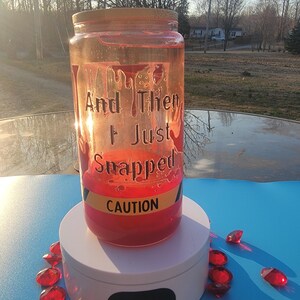 Snapped Snow globe tumbler