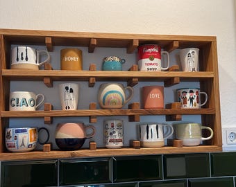 Cup Rack, Coffee Cup Rack, Wall Rack for Cups, Kitchen Rack - Etsy