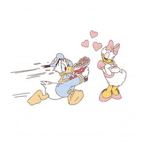 Daisy Duck und Donald Duck geschnitten Datei, Daisy Duck und Donald Duck Liebe Png, Daisy Duck geschnitten Datei, Daisy Duck und Daisy Love