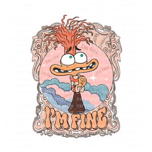 Anxiety Png, Anxiety Svg, Inside Out 2 Png - Svg, Inside Out Svg, Family Vacation Png, Sublimation, Anxiety Shirt Png, Digital File Download