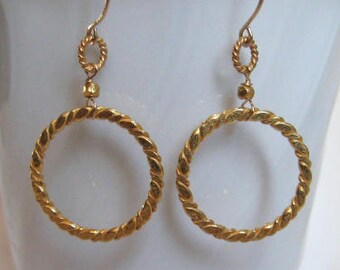 Double gold rings-Gold filled