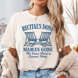 Retro Comfort Colors Dance Mom Shirt, Funny Dance Mom T-shirt, Vintage Dance Shirt For Mom, Dance Competition Tee, Best Gift For Dance Mom
