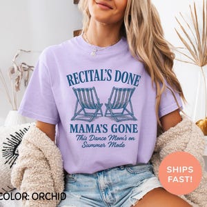 Retro Comfort Colors Dance Mom Shirt, Funny Dance Mom T-shirt, Vintage Dance Shirt For Mom, Dance Competition Tee, Best Gift For Dance Mom