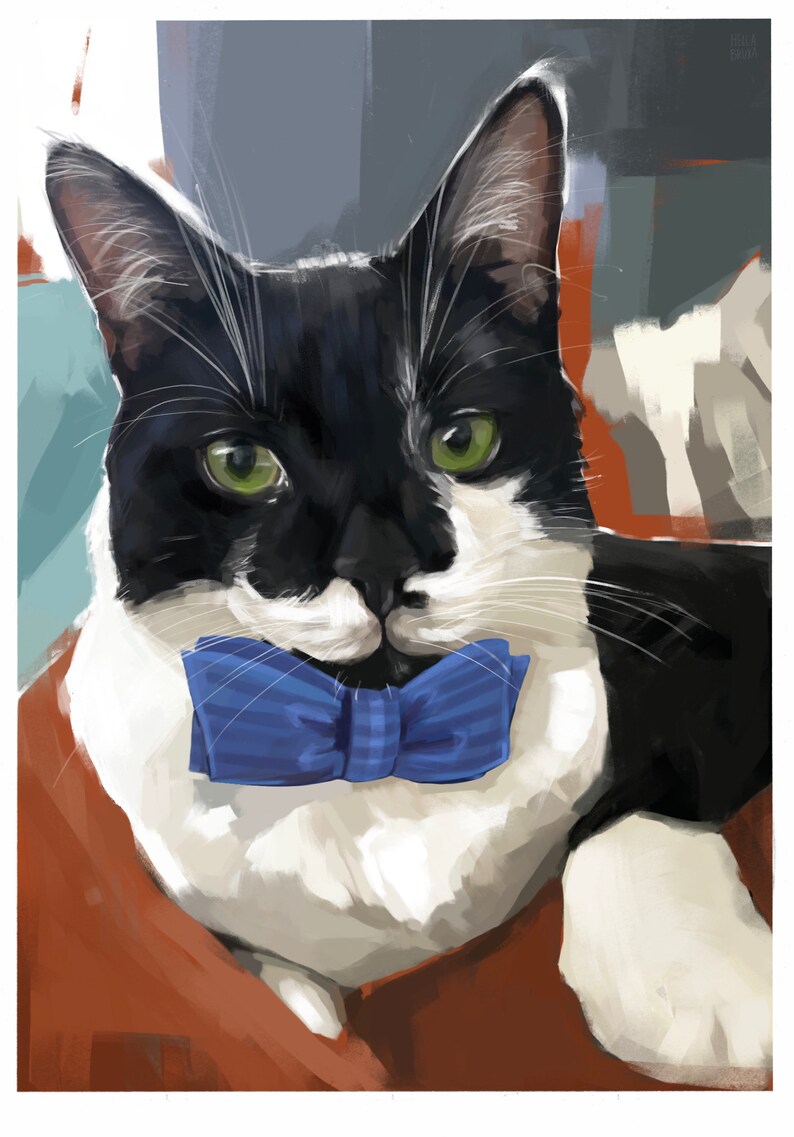 Custom Digital Pet Portrait image 5