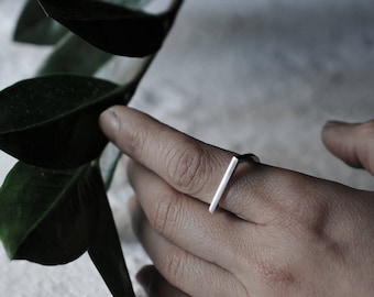 Silver Adam Smile ring