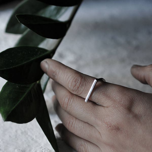 Silver Adam Smile ring