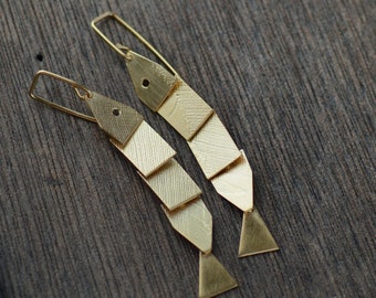 Golden Fish in 18kt gold plated Earrings