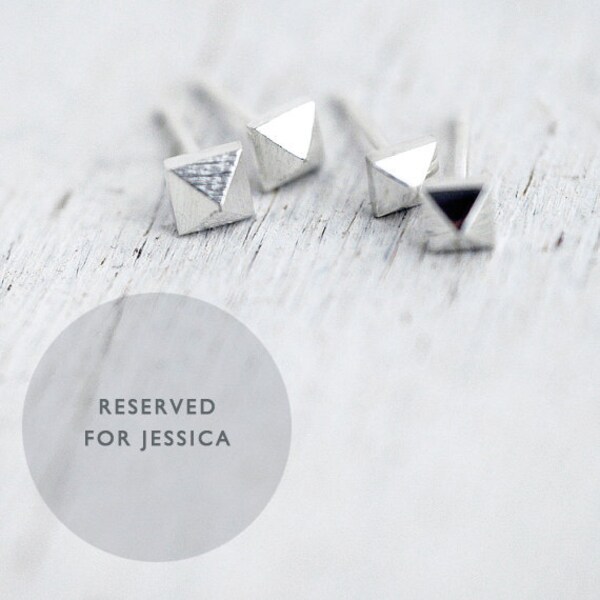 RESERVED Studded pyramid studs