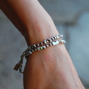 Swarovski Crystal Antiqued Sterling Chain |The Aurora | Womens Beautiful Swarovski Crystal .925 Sterling Diamond Cut Bracelet or Necklace