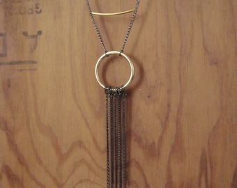 SALE - Rising Sun Tassel Necklace