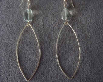 SALE - Minty Leaves Earrings