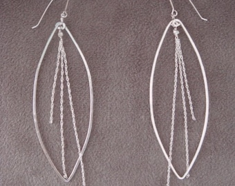 SALE - Marquis Fringe Earrings