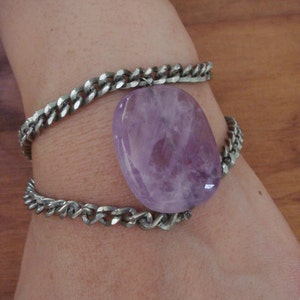 Amethyst Iris Bracelet