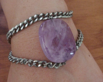 Amethyst Iris Bracelet