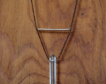 Crystal Bar Necklace
