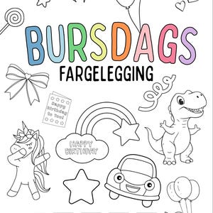 Bursdagskort - leggings coloridas