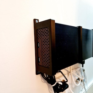 Wandhalterung für Samsung The Frame One Box | Organisieren | 3D Gedruckt | Basteln | Aufhänger | Lösung | Gestell | Smart-TV | Technikgeschenk |
