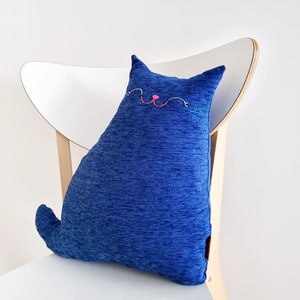 Cat Pillow, Decorative Pillow, Cat Throw Pillow, Kitty Pillow, Animal Pillow, Cat Cushion, Gift, Couch Pillow, Pillow, Modern Home Decor
