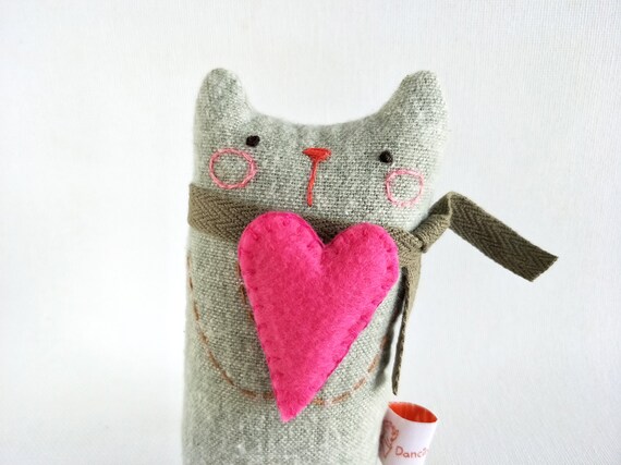 small stuffed cat