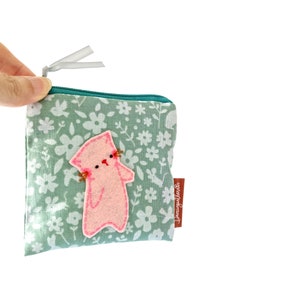 Cat Coin Purse, Cat Purse, Cat Pouch, Zipper Pouch, Cute Coin Purse, Daughter Gift, Cat Lover Gift, Small Change Purse, Women Pouch