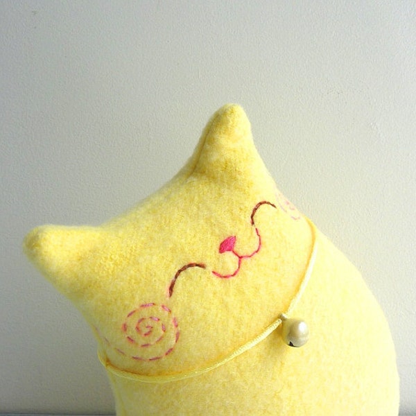 Cat Plush - Lemon Baby - Etsy Project Embrace