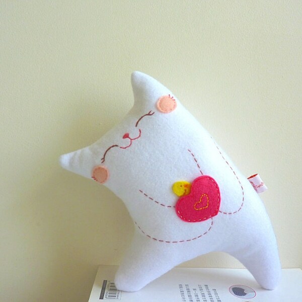 Cat Plush - Kitty Dancing - EtsyProjectEmbrace