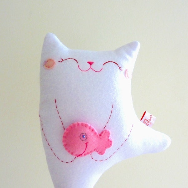 Cat Plush, Stuffed Cat, Plush Kitty, Doll - Kitty Dancing - EtsyProjectEmbrace