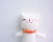 Cat, Nursery Toy, Kids Room Decor, Plush Cat, Cat Softie, Soft Toy Cat, Cute Cat, Cat Doll - Gift For Kids